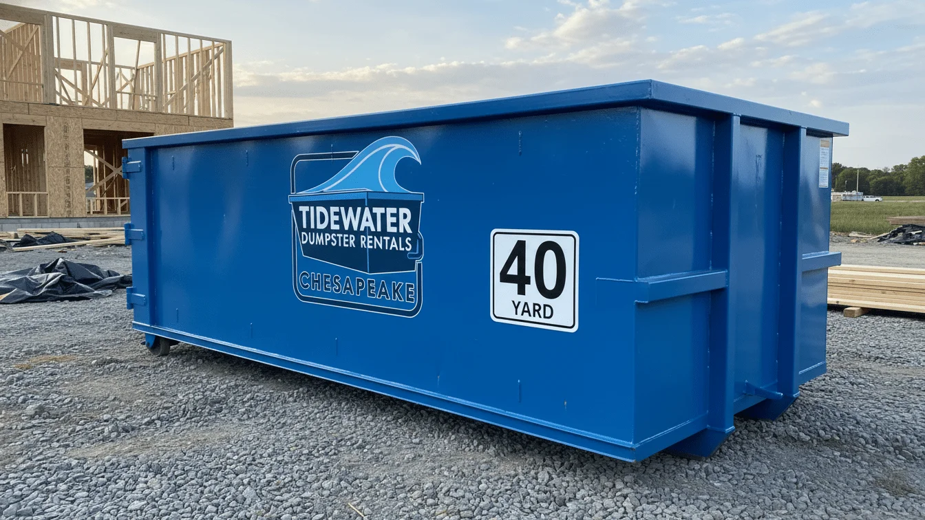 40 Yard Dumpster Rental in Chesapeake